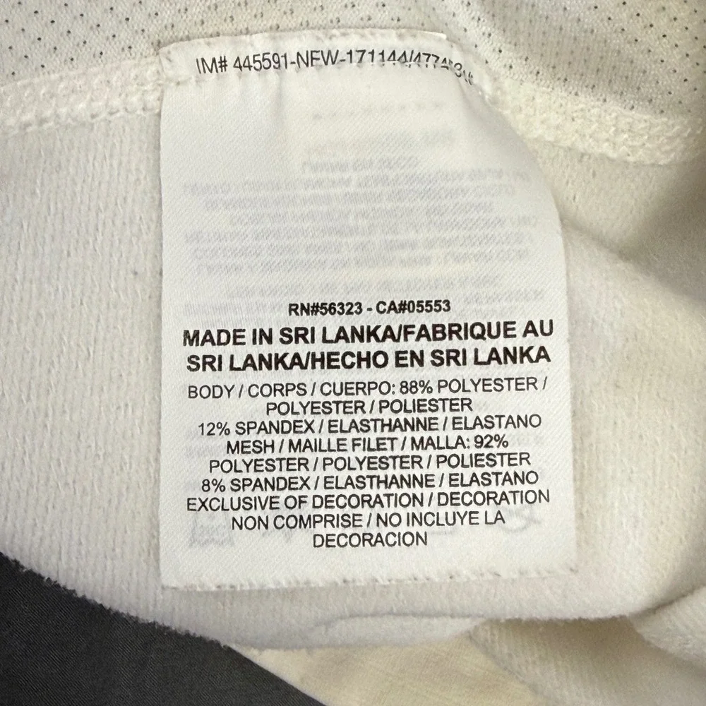 Vtg Nike Pro Dri-FIT Mens L Fitted Long-Sleeve Base Layer Top White 659814-100